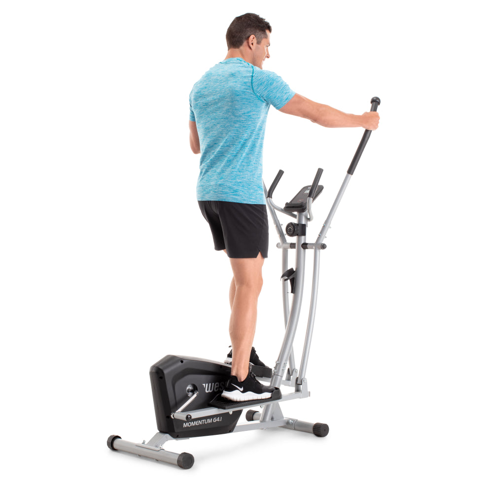 Weslo Momentum G 4.1 Rear Drive Elliptical Machine - Low Impact Cardio Trainer for Home Gym, Full Body Workout Equipment - Perfect for Small Spaces & Apartment Fitness