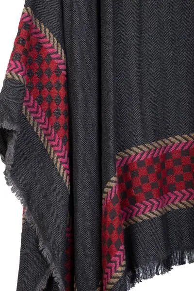 Stylish Cotton Checkered Border Kimono Robe - Lightweight Lounge Wear for Women - Perfect for Spa Days, Yoga, and Relaxing at Home