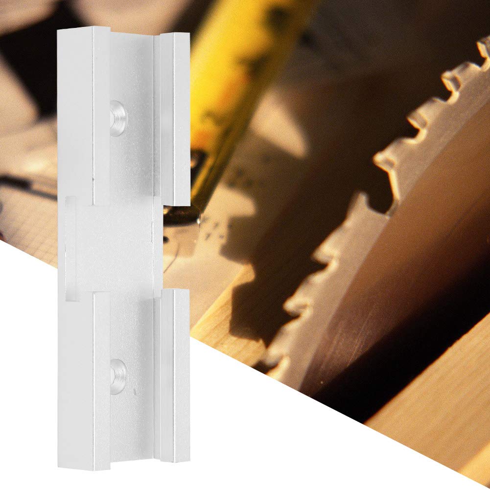 Aluminum Alloy T-Track Connector - Heavy Duty T Slot Miter Track Jig Fixture for Router Table | DIY Woodworking Accessories & Power Tool Parts | Perfect for Joinery, Cabinet Making, and Workshop Projects
