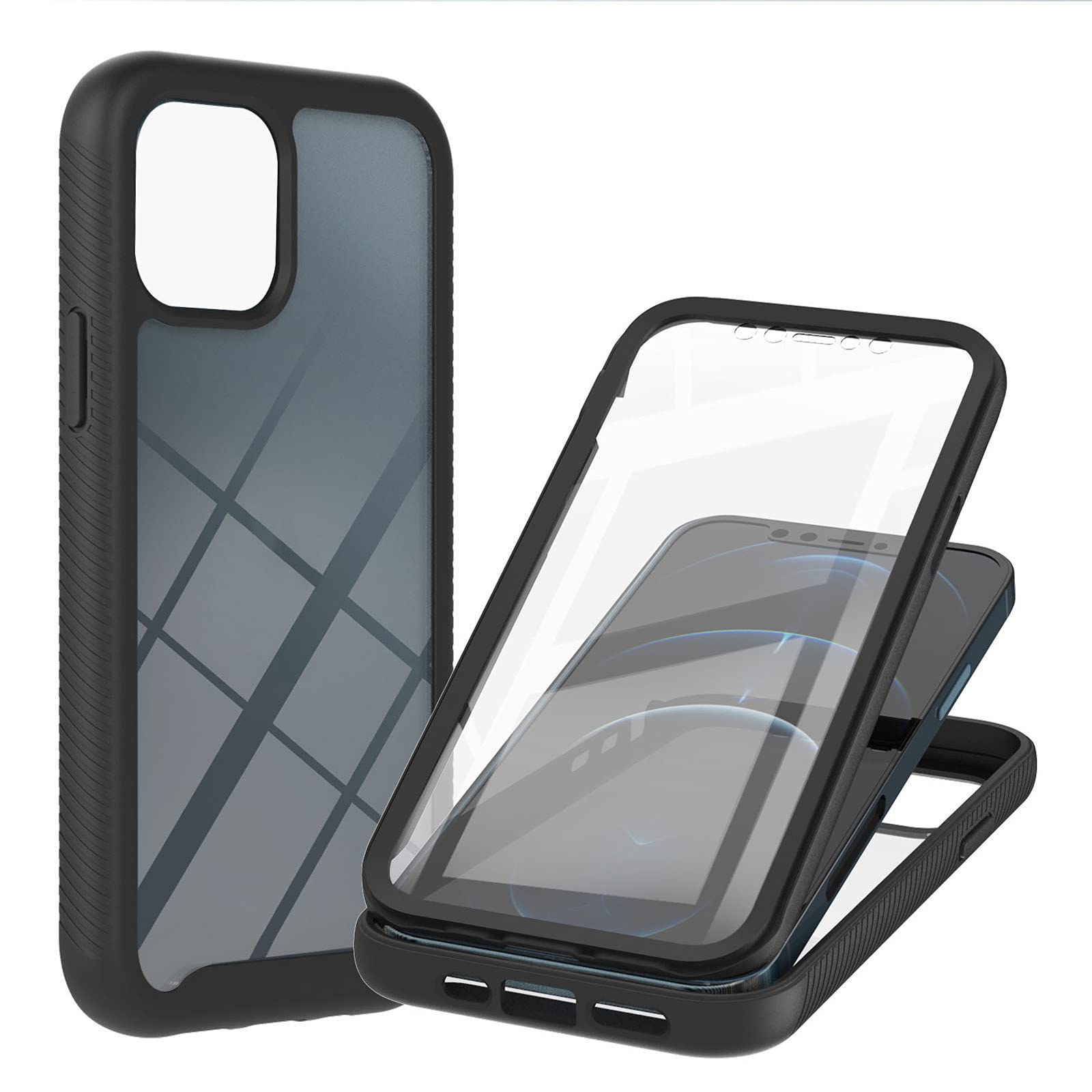 Premium iPhone 13 Pro Case with Screen Protector - 3-in-1 Protective Cover for iPhone 13/13 Pro | Shockproof, Scratch-Resistant Phone Case | Perfect for Everyday Use, Travel & Outdoor Activities