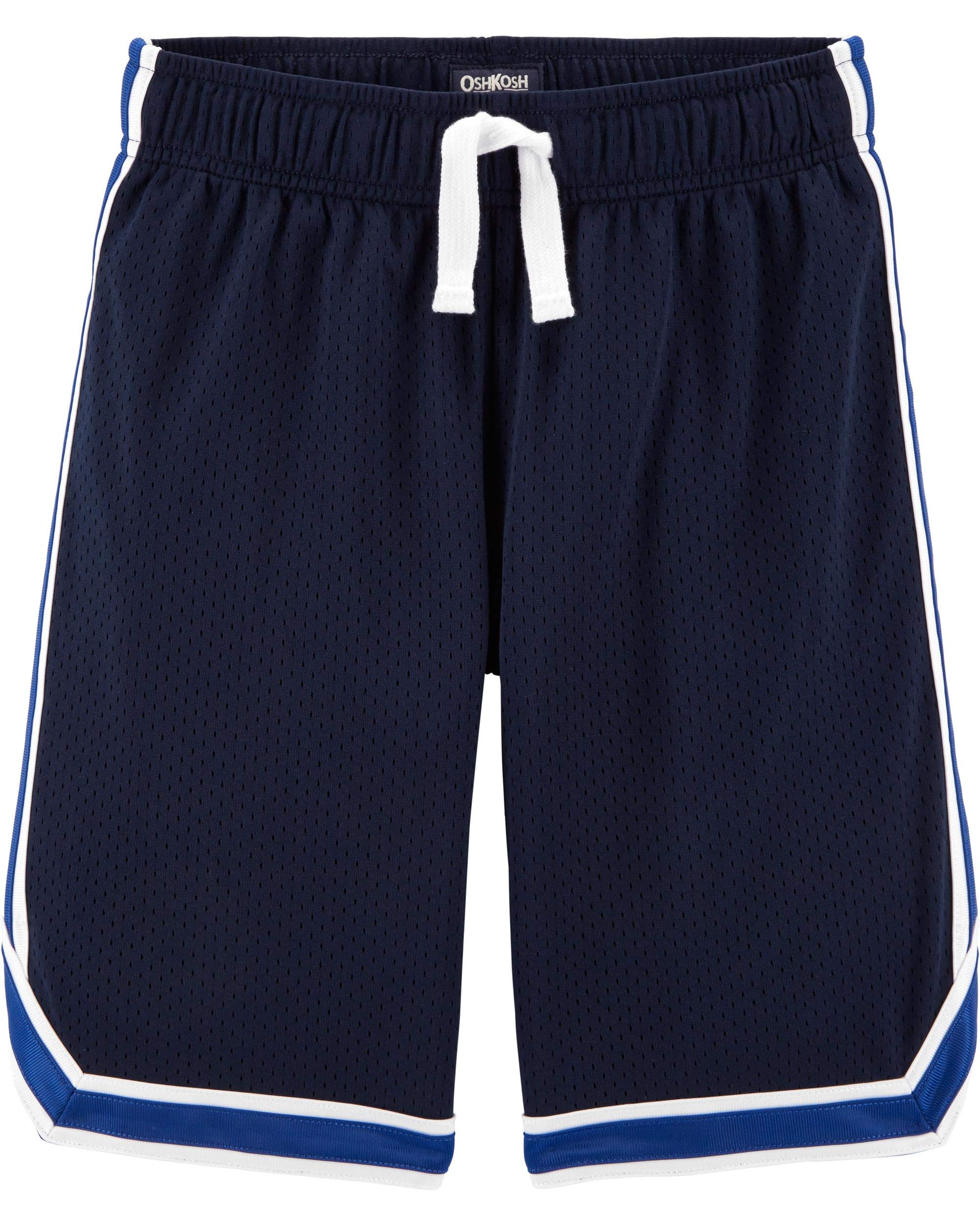 OSHKOSH B'GOSH Boys' Mesh Athletic Shorts - Breathable Comfort for Summer Play & Sports Activities