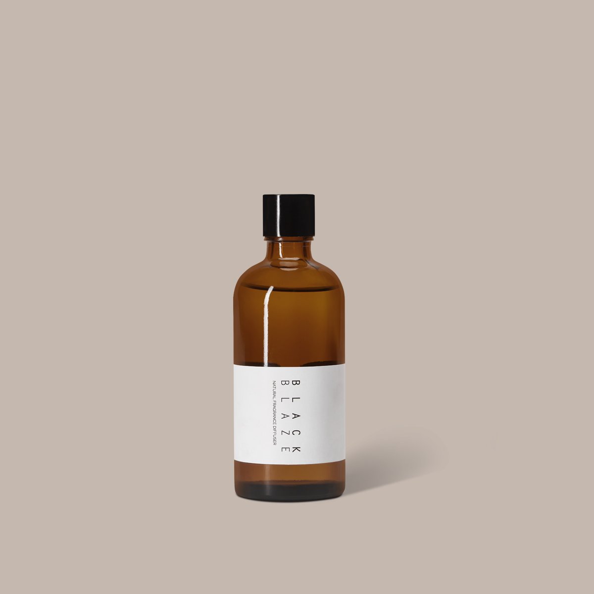 BLACK BLAZE Natural Fragrance Diffuser - Vetiver & Fig Scented Oil (100ml) | Premium Home Aromatherapy for Living Room, Bedroom & Office Relaxation