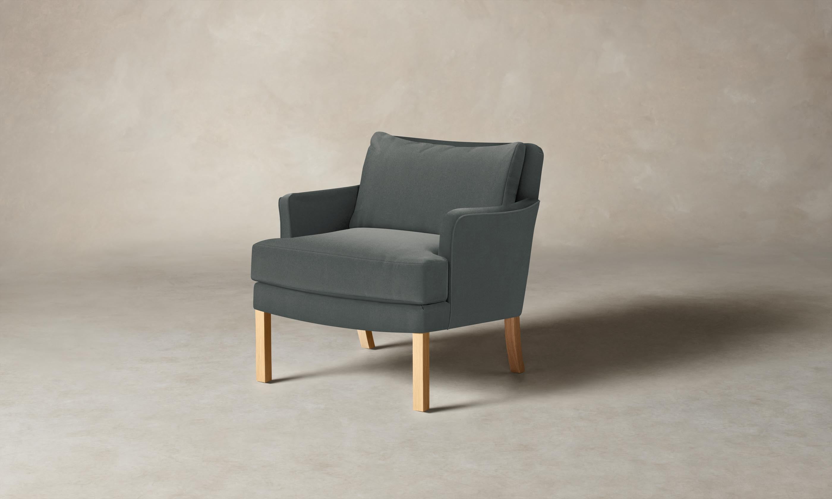 Premium Mohair Fog Kaye Chair - Luxurious & Comfortable Accent Chair for Living Room, Bedroom, or Office - Perfect for Relaxing, Reading, or Adding Elegant Style to Any Space