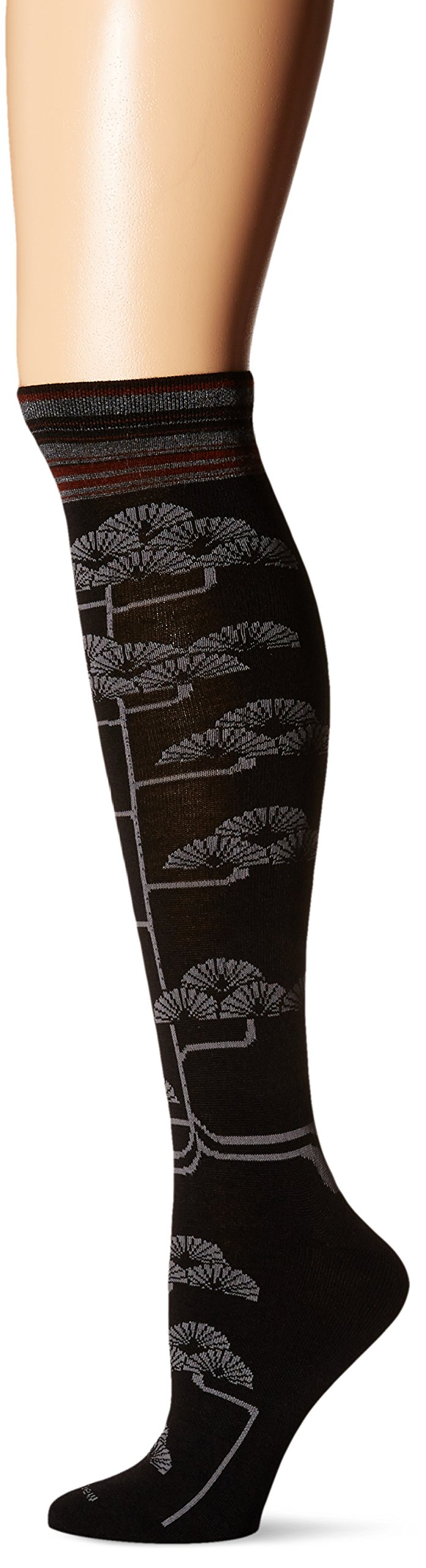 Sockwell Women's Fan Flower Compression Socks - Comfortable & Stylish for Work, Travel & Everyday Wear