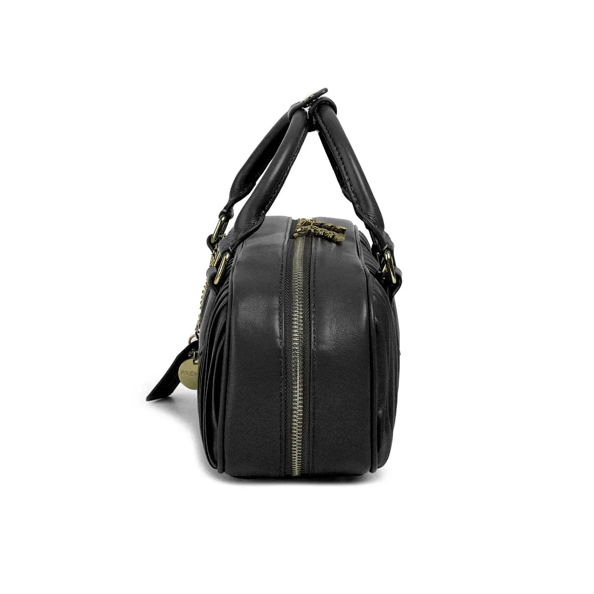 Eco-Friendly Paris Vegan Leather Top Handle Bag for Women | Black | Perfect for Work, Travel & Everyday Use