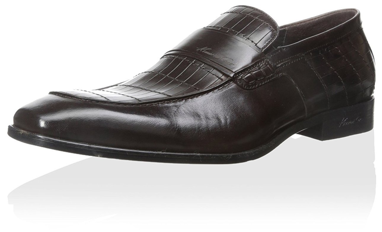Kenneth Cole Men's Leather Loafers - Comfortable & Stylish Slip-On Dress Shoes for Business, Casual & Office Wear