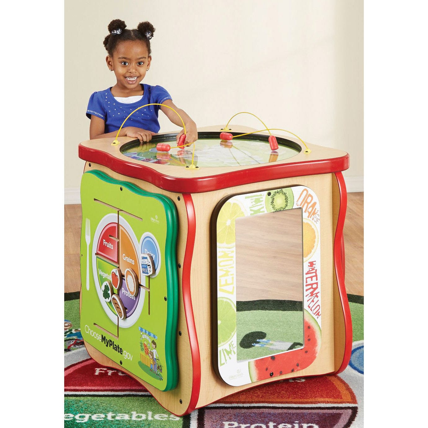MyPlate Island Play Cube - Kids Climbing Toy for Indoor & Outdoor Play - Encourages Active Play & Motor Skills Development - Perfect for Backyards, Playrooms & Daycares