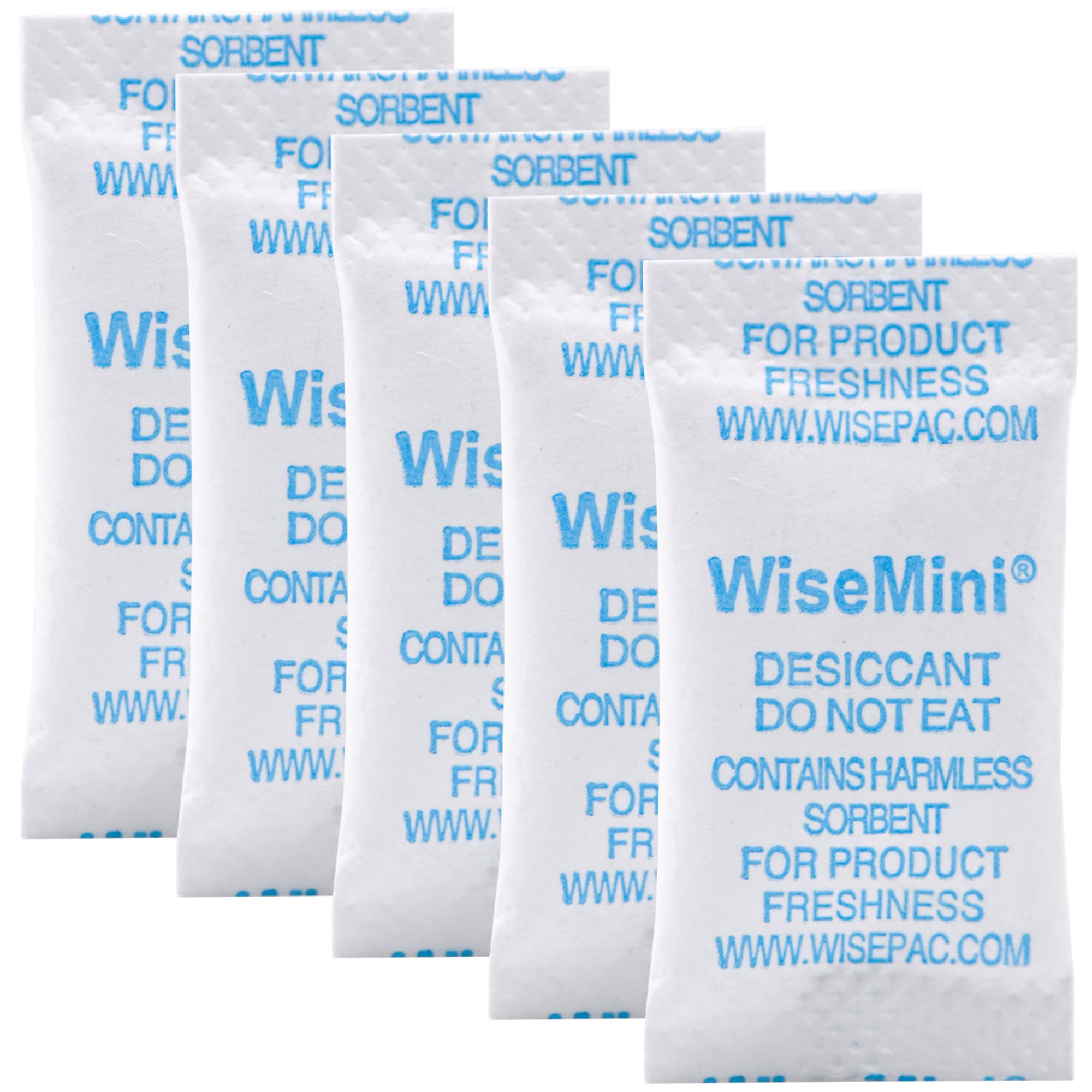 Wisesorb 1 Gram 1400 Packs Food Grade Silica Gel Packets - Moisture Absorber for Food Storage, Electronics, Documents & Closet Dehumidifier - Reusable Desiccant Packs for Dry Cabinet, Shoe Box & Travel
