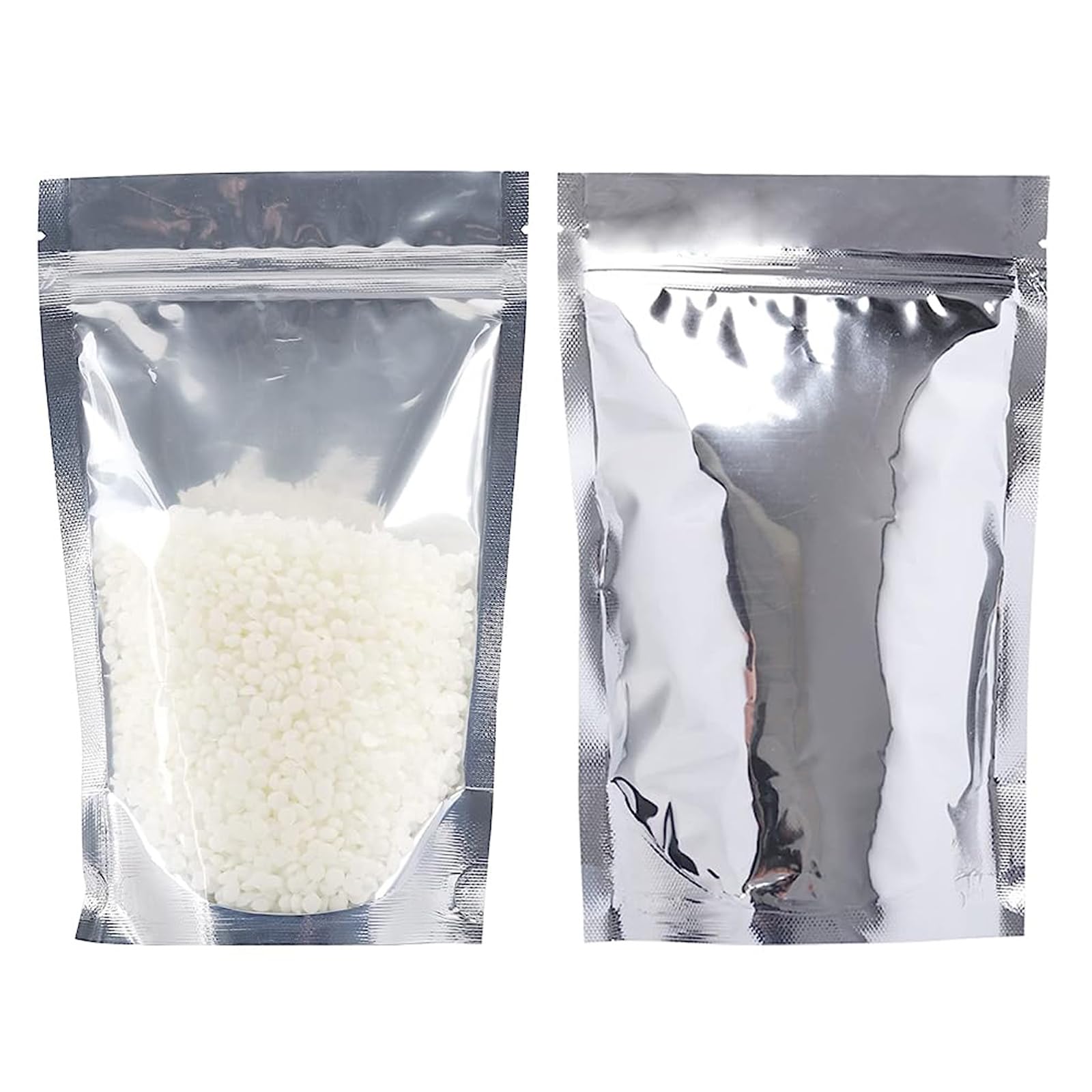 LOKQING Mylar Food Storage Bags - 6x9 Inch Resealable Stand Up Packaging Bags (2000 Pack) - Perfect for Small Business, Coffee Beans, Nuts, Snacks & Long Term Food Preservation