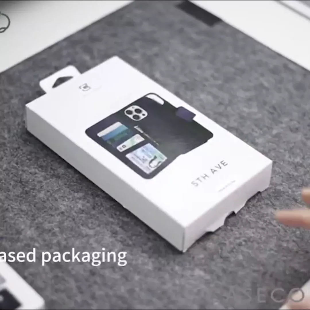 iPhone 12 Wallet Case with MagSafe - Slim Protective Cover with Card Holder - Perfect for Everyday Use, Travel & Commuting
