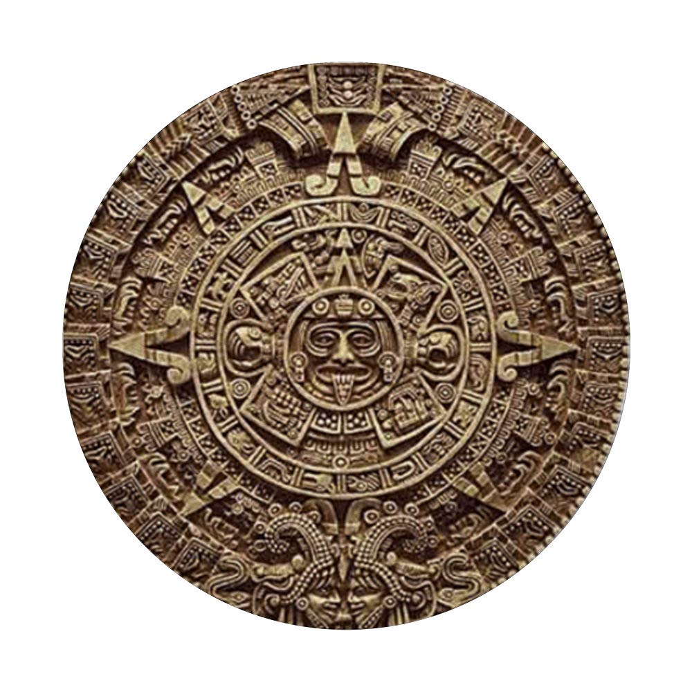 Aztec Calendar PopSockets PopGrip - Swappable Phone Grip with Mayan Design for iPhone, Samsung & Smartphones - Perfect Gift for Mexican Culture Lovers & Travel Accessories