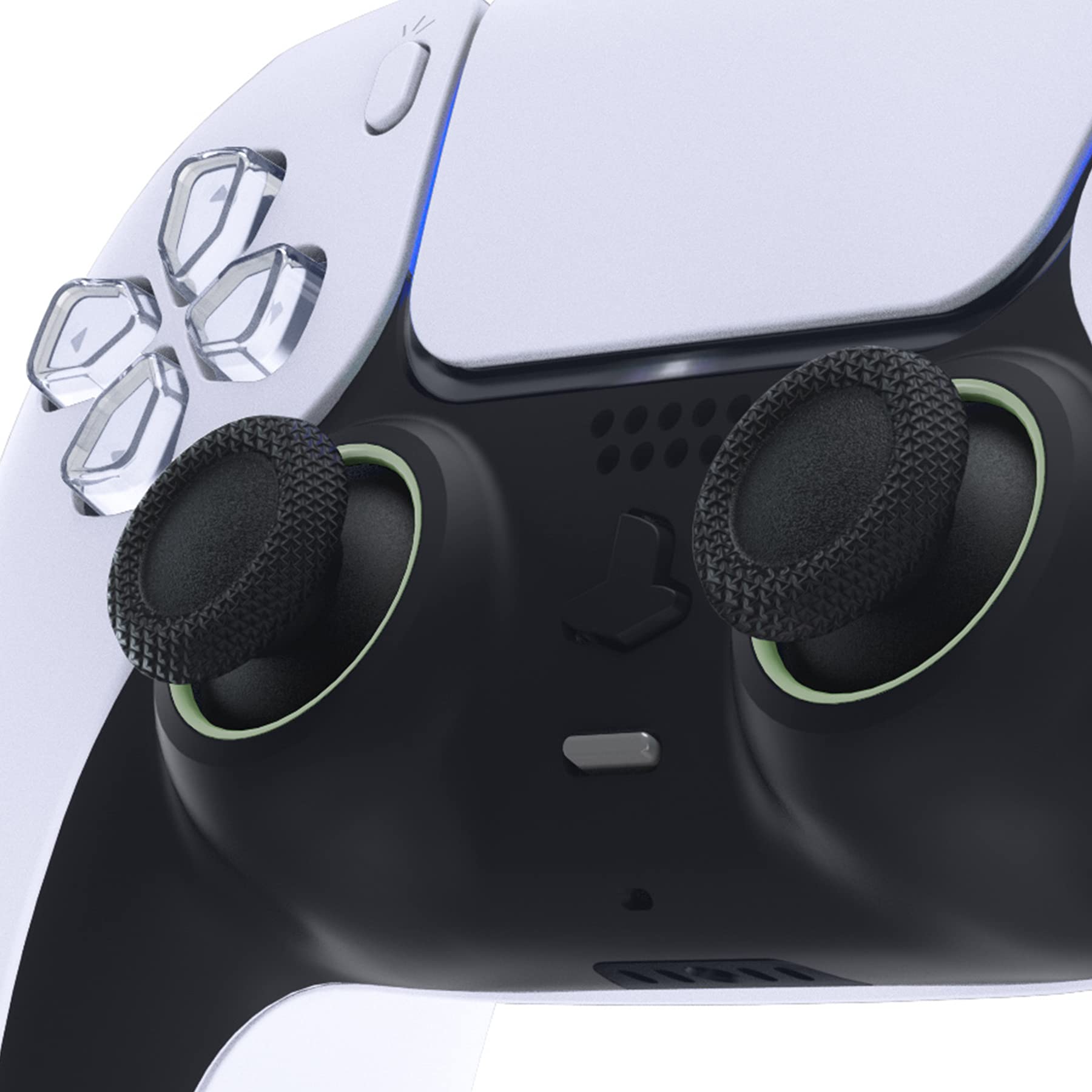 eXtremeRate PS5 Controller Matcha Green Rings - Custom Gaming Accessories for Enhanced Play