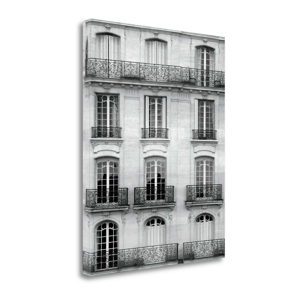 Across The Street I By Laura Marshall - Premium Giclee Print on Gallery Wrap Canvas - Perfect for Living Room, Bedroom & Office Wall Decor