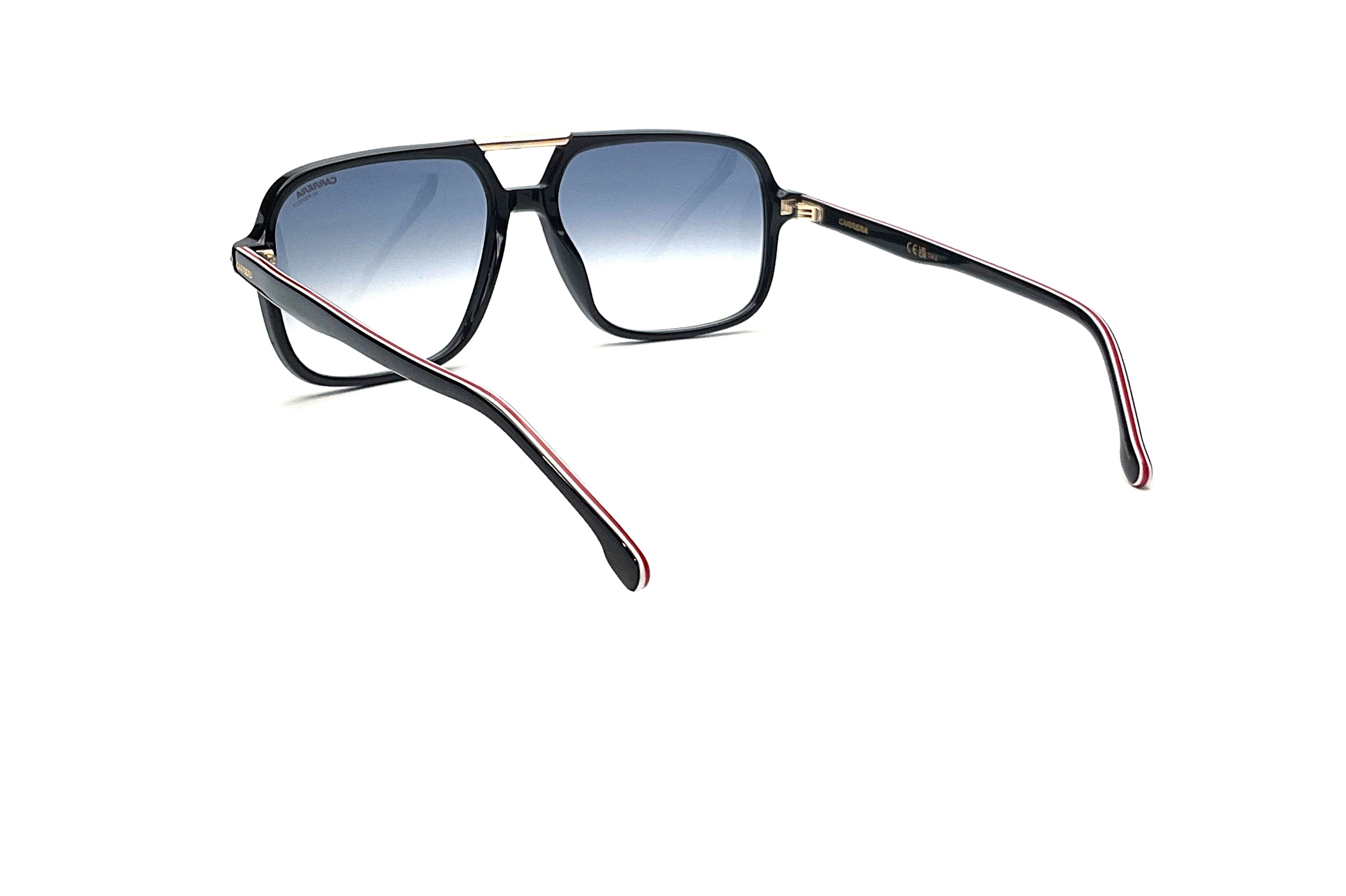 Carrera 350 Black Gold Men's Sunglasses - Polarized UV Protection for Driving, Running & Outdoor Activities