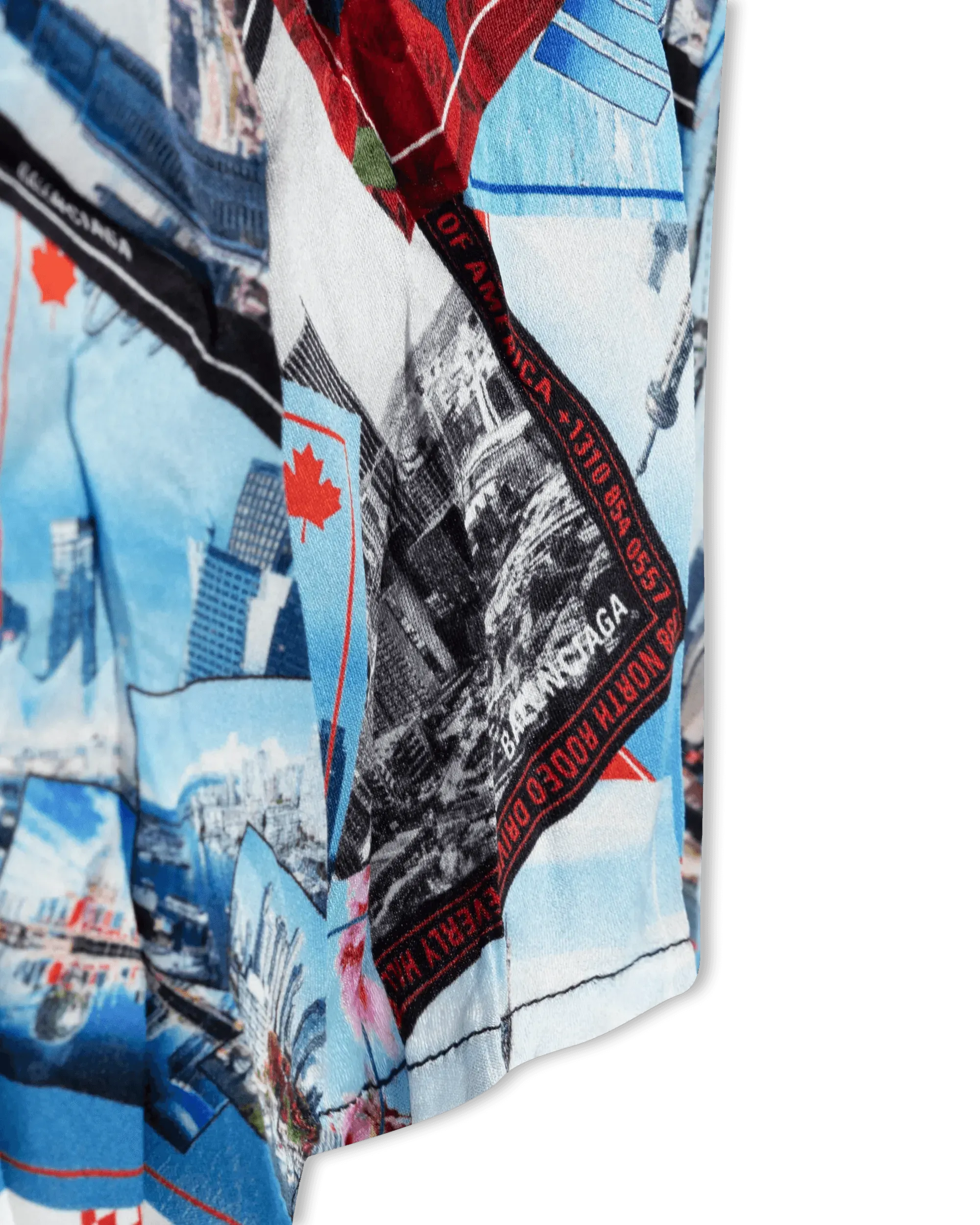 Silk Short Sleeve Shirt for Women - Lightweight Mix Scarves Print Blouse - Perfect for Office, Party & Summer Outfits