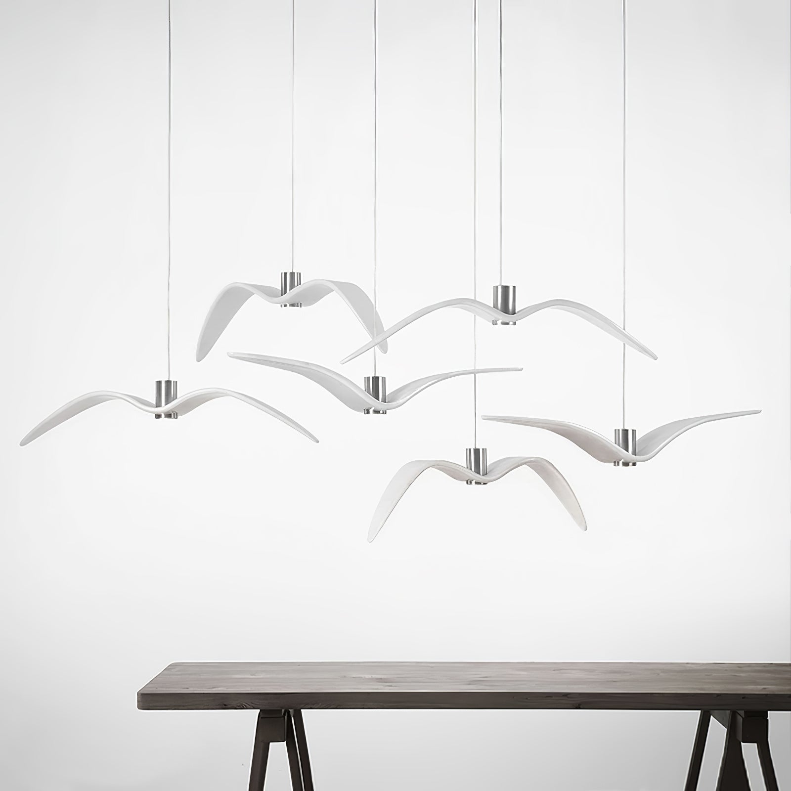 Aviara Modern LED Pendant Light Fixture - Dimmable Hanging Chandelier for Kitchen Island, Dining Room & Bedroom Lighting