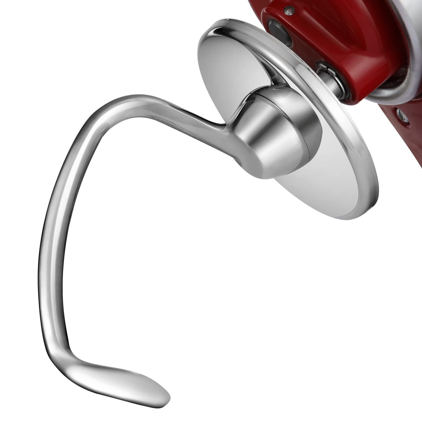 Stainless Steel Dough Hook Attachment for KitchenAid 4.5-5 Quart Tilt-Head Stand Mixer | Replacement Bread Hook for K45DH | Dishwasher Safe | Perfect for Baking Bread, Cookies & Pastries