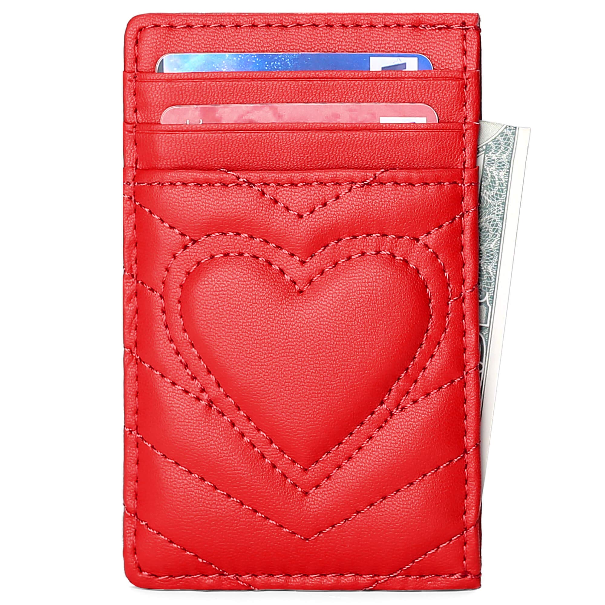 Premium RFID Blocking Leather Card Holder Wallet - Slim & Stylish for Men & Women - Perfect for Travel, Business & Everyday Use