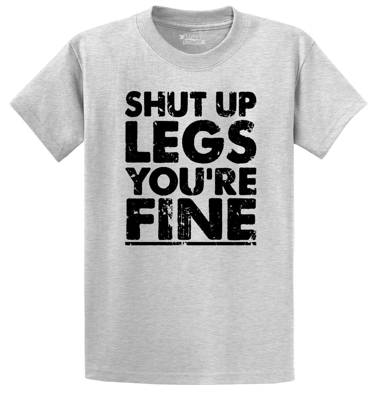 Funny Cycling T-Shirt for Men - 'Shut Up Legs You're Fine' Graphic Tee - Perfect for Biking, Gym & Casual Wear