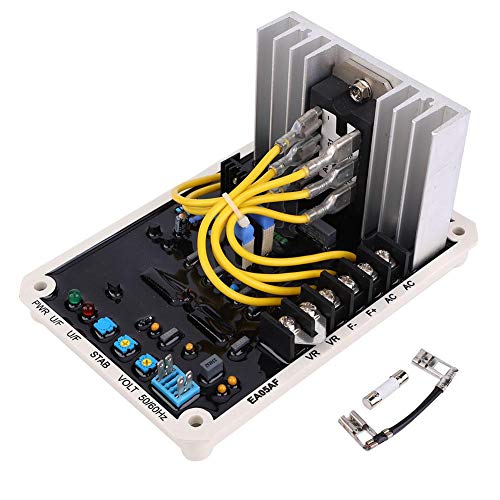 Mootea EA05AF AVR Automatic Voltage Regulator for Brushless Generator - Power Stabilizer & Surge Protector - Ideal for Home Backup, RV, Camping & Emergency Power Supply