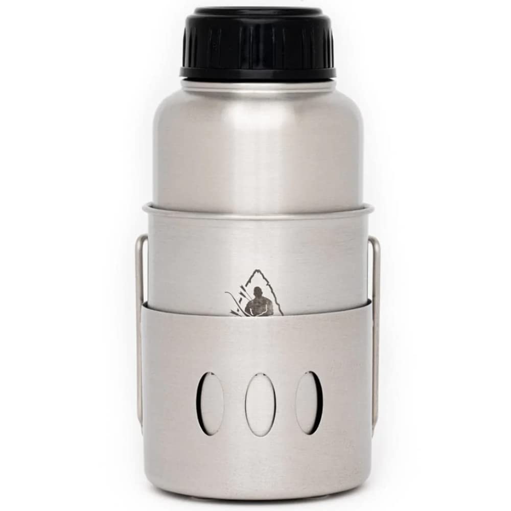 **Pathfinder School Stainless Steel Bottle Cooking Kit – Durable Camping & Survival Gear for Outdoor Adventures, Hiking, and Emergency Preparedness**