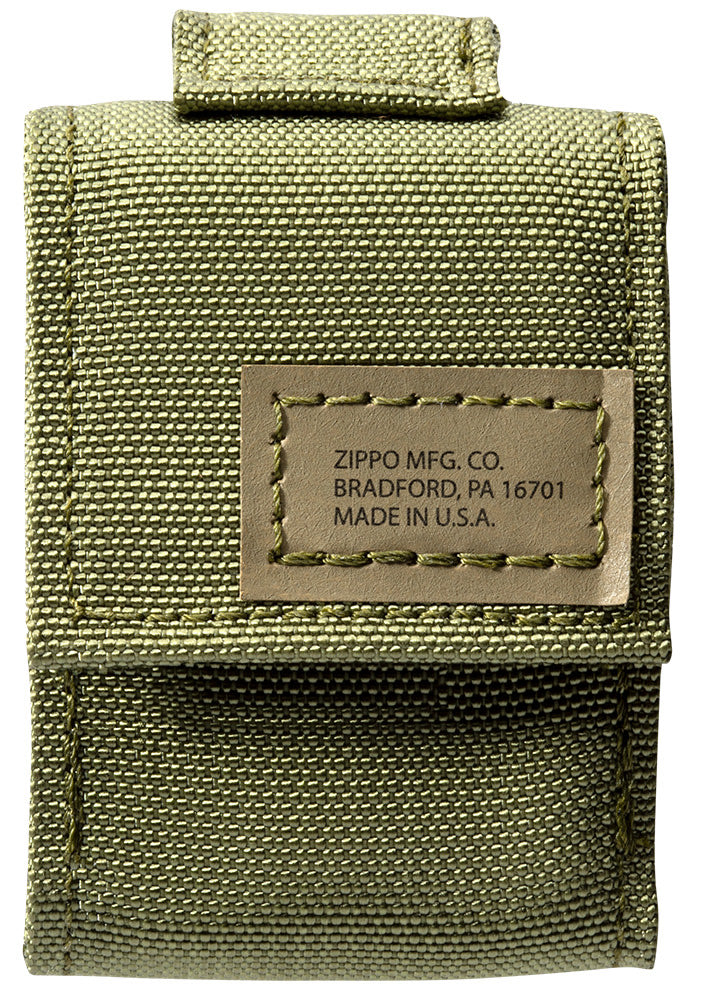 Tactical Pouch & Black Crackle Windproof Lighter Set - Durable Outdoor Gear for Camping, Hiking & Survival Essentials