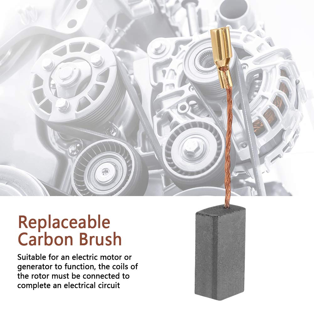20PCS Carbon Motor Brushes Replacement for Power Tools - Compatible with Angle Grinders, AC Blower Motors & Electric Motors | Durable Repair Parts for DIY & Professional Use