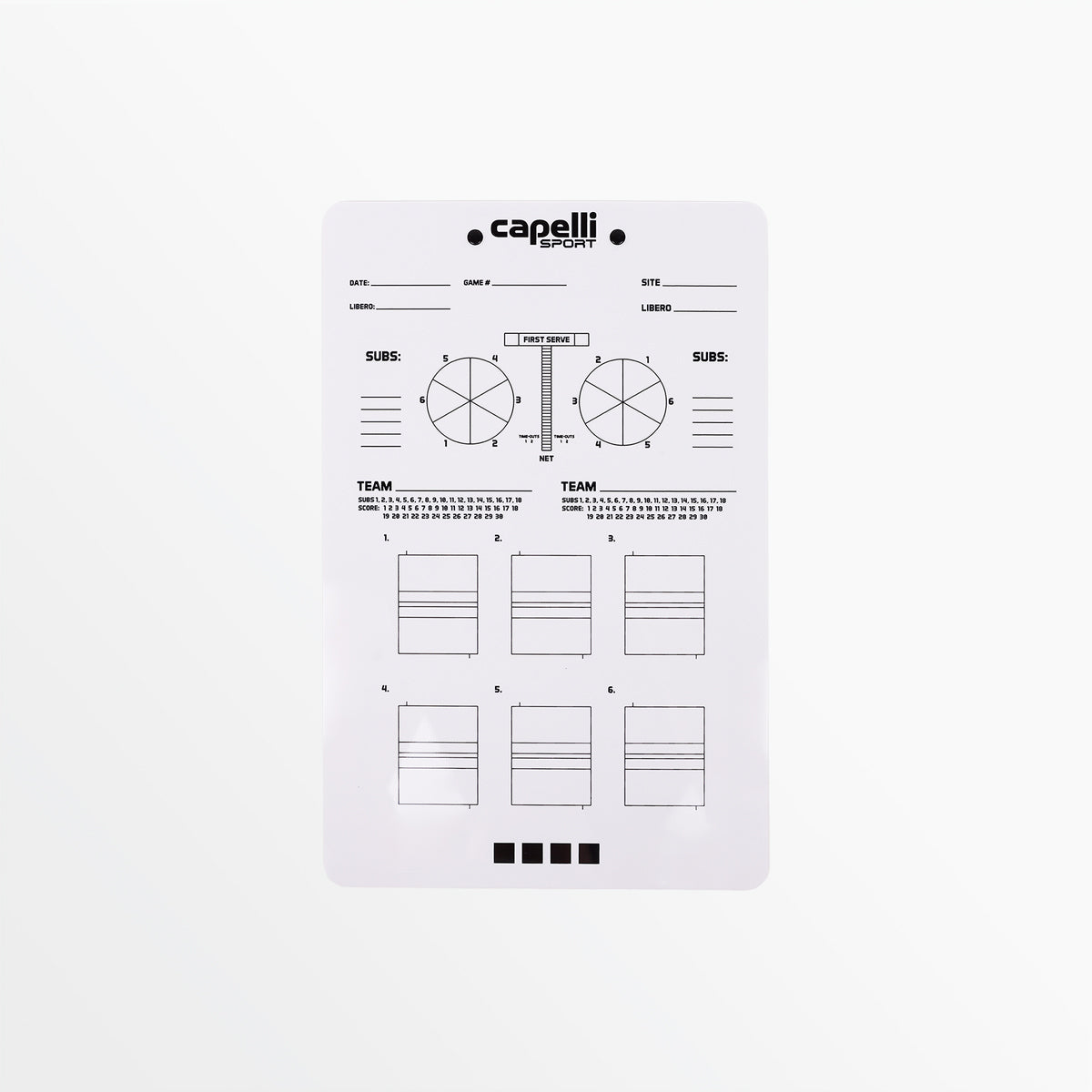 Volleyball Dry Erase Clipboard - Perfect for Coaches, Players & Scorekeeping - Ideal for Practice, Games & Tournaments