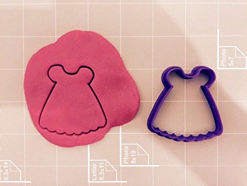3 Inch Baby Doll Dress Cookie Cutter - Stainless Steel Baking Tool for Kids Birthday, Baby Shower & Holiday Party Decorations