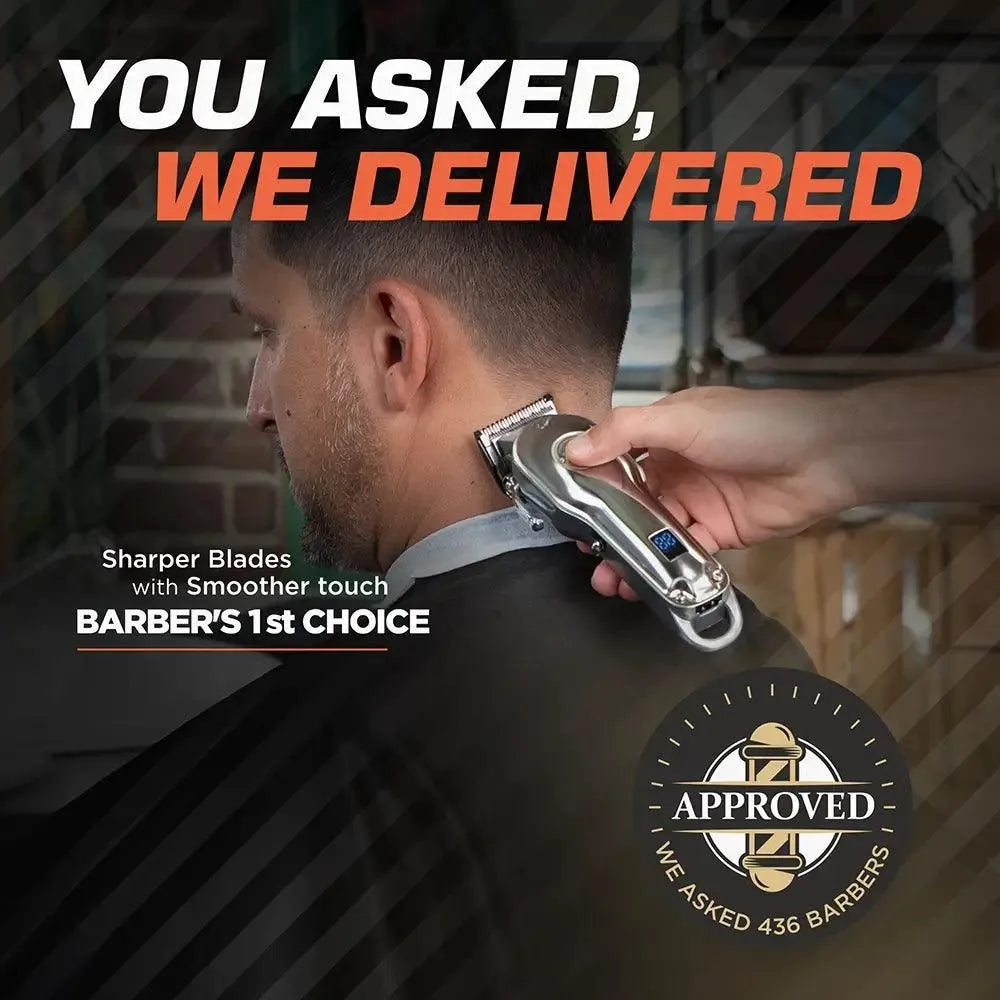Professional Hair Clippers for Men & Women - Barber Quality Electric Hair Trimmer Kit with Multiple Guards - Perfect for Home Haircuts, Styling & Grooming