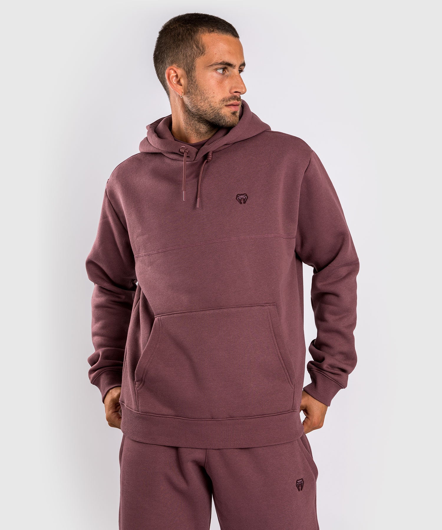 Venum Silent Power Hoodie - Men's Lightweight Training Hooded Sweatshirt for MMA, Boxing & Gym Workouts - Brown (Perfect for Cold Weather & Streetwear Fashion)