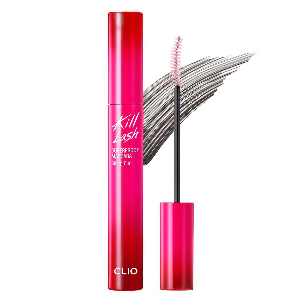 CLIO KILL LASH SUPERPROOF MASCARA 010 SHARP CURL Black - Long Lasting Volumizing & Curling Mascara for Dramatic Lashes | Perfect for Daily Wear, Special Occasions & Night Out Makeup
