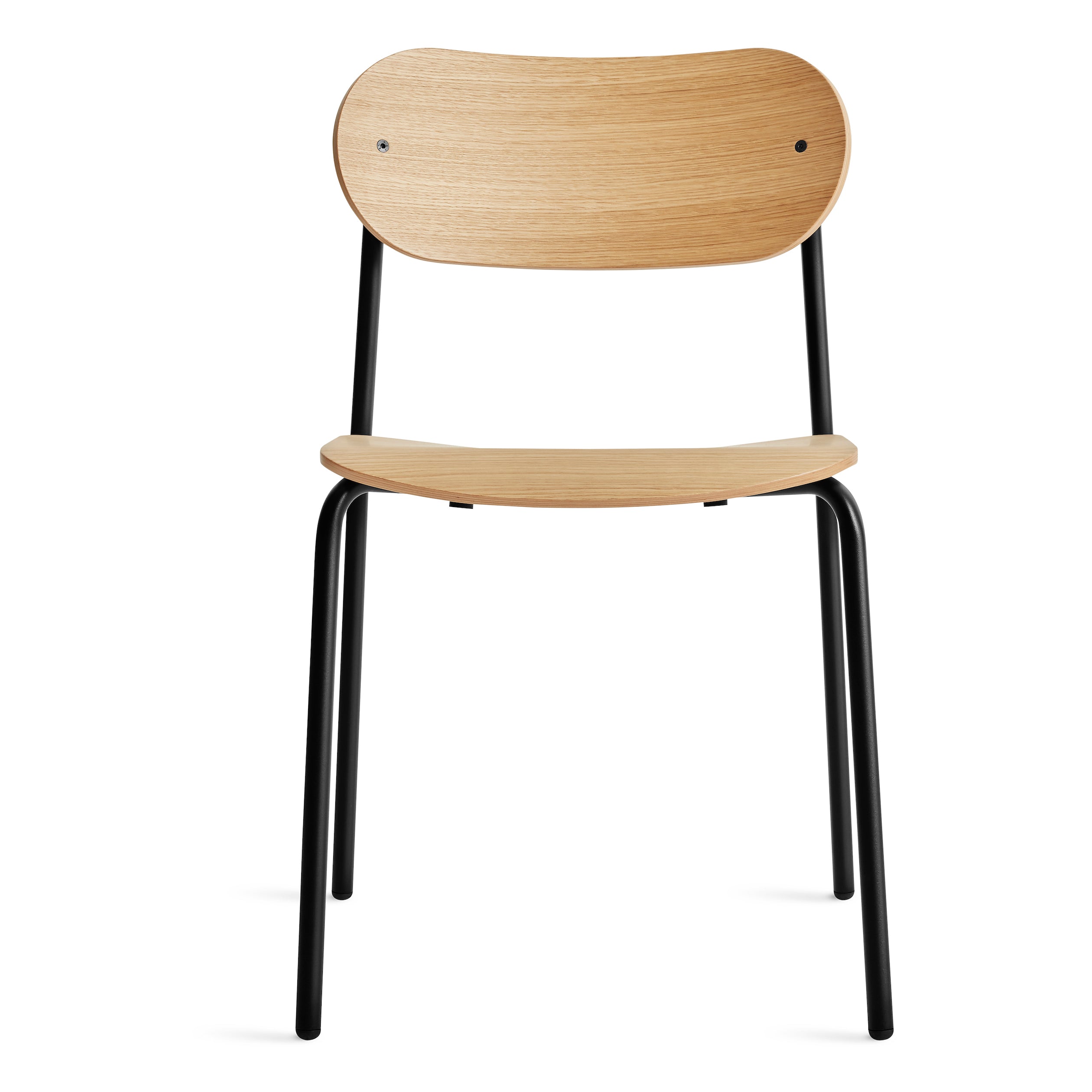 Modern Side by Side Wooden Dining Chairs - Set of 2 Solid Wood Kitchen Chairs with Comfortable Cushioned Seats - Perfect for Dining Room, Kitchen, Breakfast Nook & Farmhouse Decor