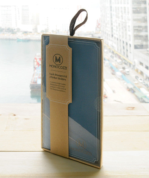 Monocozzi Premium RFID Blocking Passport Holder - Slim Travel Wallet for Women & Men - Perfect for Airports, Vacations & International Trips