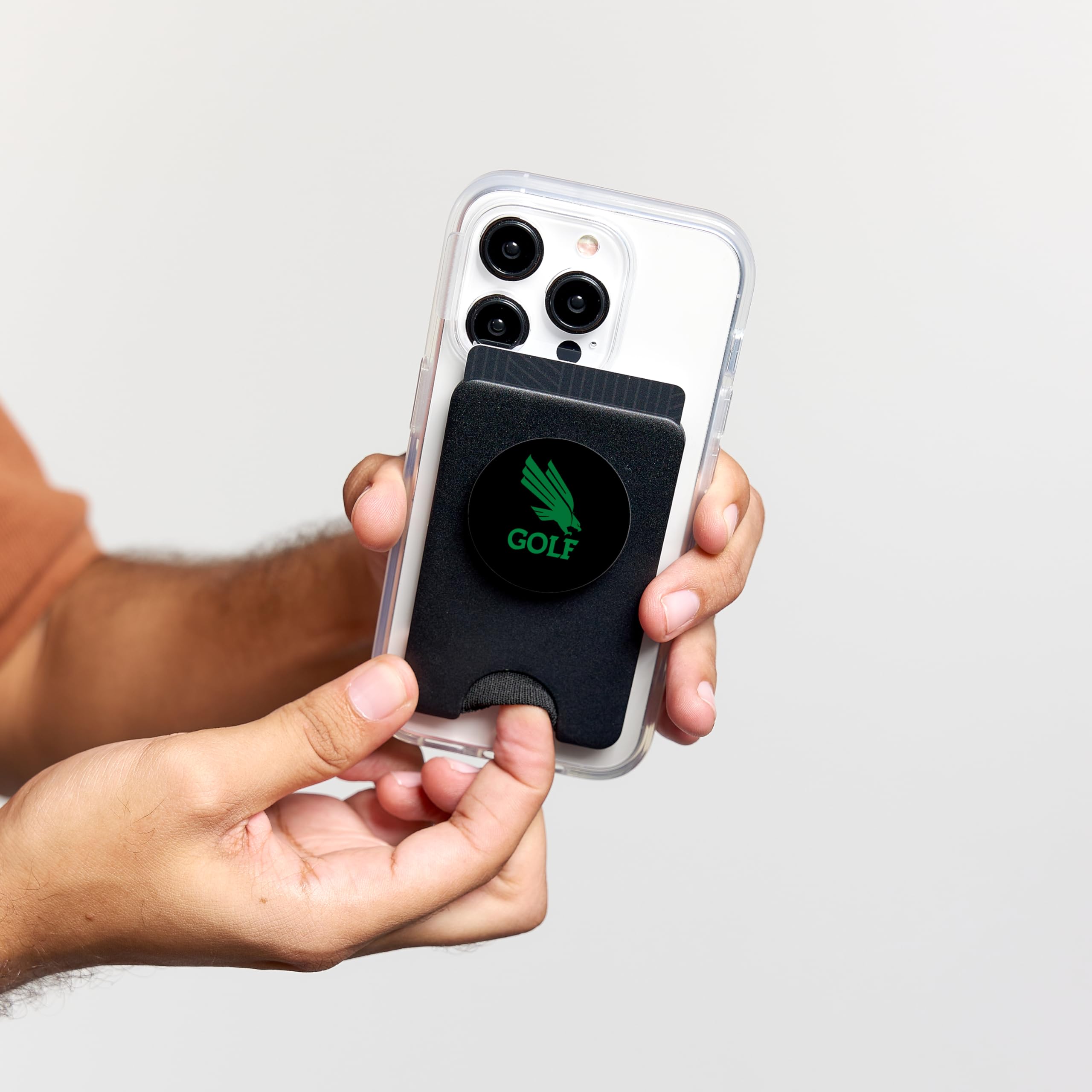 University of North Texas Golf Apparel & Fan Gear - MagSafe Compatible PopSockets PopWallet for iPhone - Perfect for Game Days, Golf Outings & Campus Life