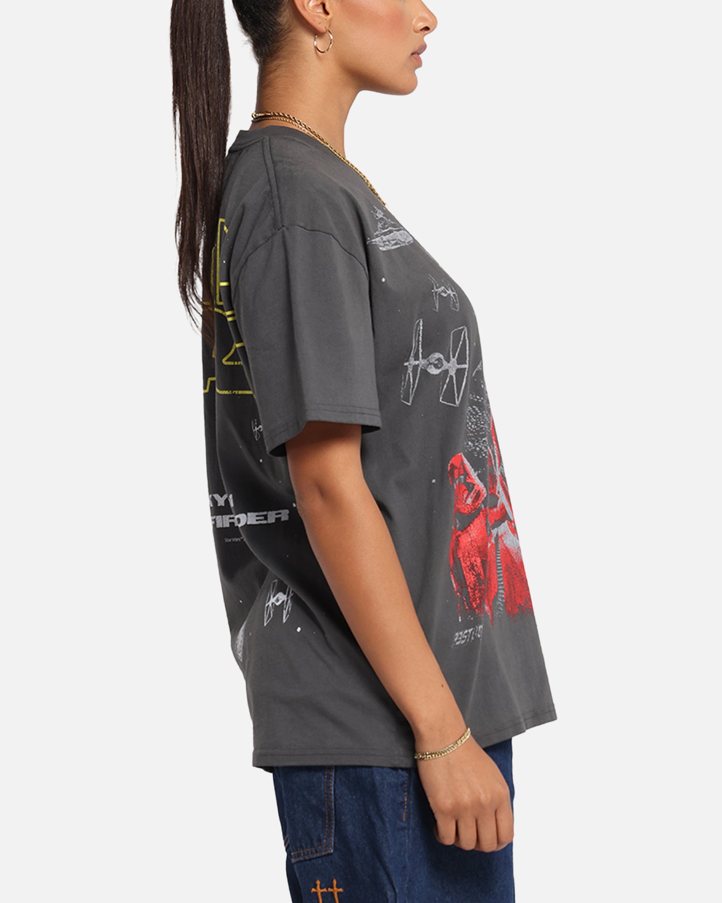 73 Studio Star Wars Order 66 Vintage T-Shirt - Black Wash Distressed Style | Officially Licensed Graphic Tee for Men & Women | Perfect for Cosplay, Conventions & Star Wars Fans