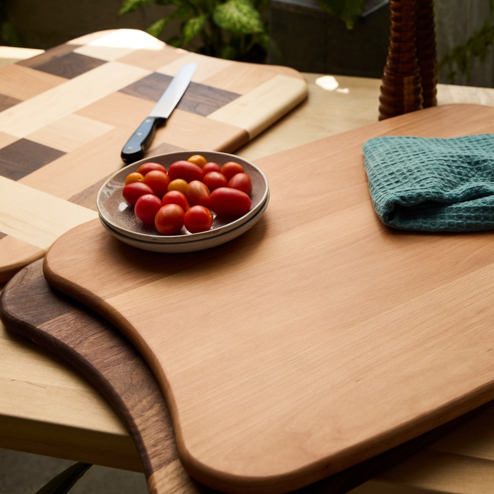 Eco-Friendly Zero Waste Bamboo Cutting Boards for Kitchen - Perfect for Meal Prep, Chopping Vegetables & Serving Charcuterie