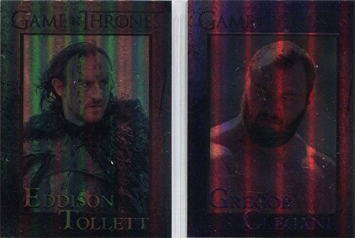 Game of Thrones Season 4 Base Parallel Foil Complete 100 Card Chase Set - Collectible Trading Cards for Fans & Card Game Enthusiasts - Perfect for Display, Trading, and Game Nights