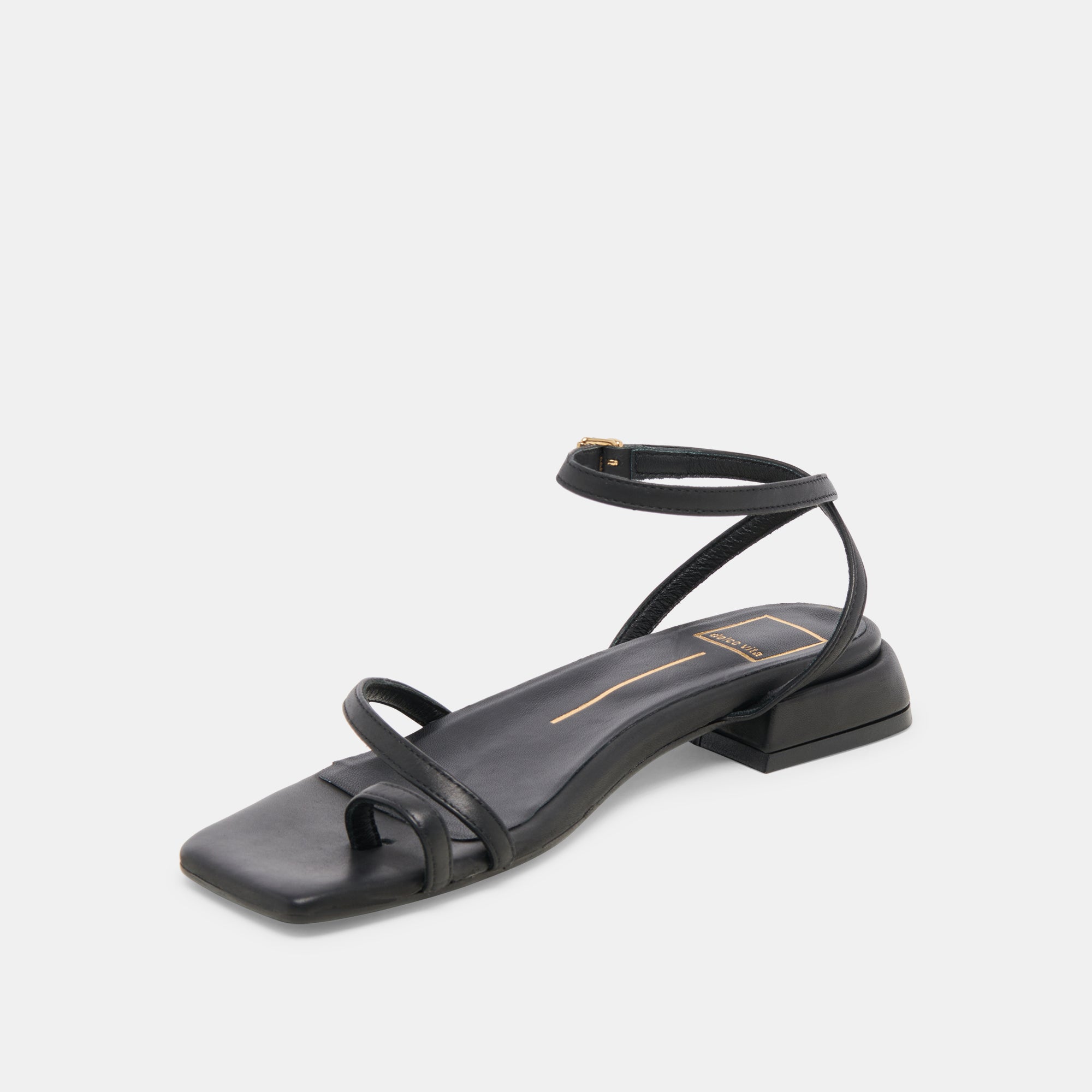 LEXI Black Leather Sandals for Women - Comfortable & Stylish Footwear for Summer, Beach, and Casual Outings