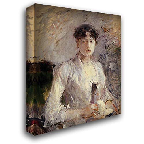 Berthe Morisot Mauve 20x22 Gallery Wrapped Canvas Art Print - Impressionist Wall Decor for Living Room, Bedroom & Office