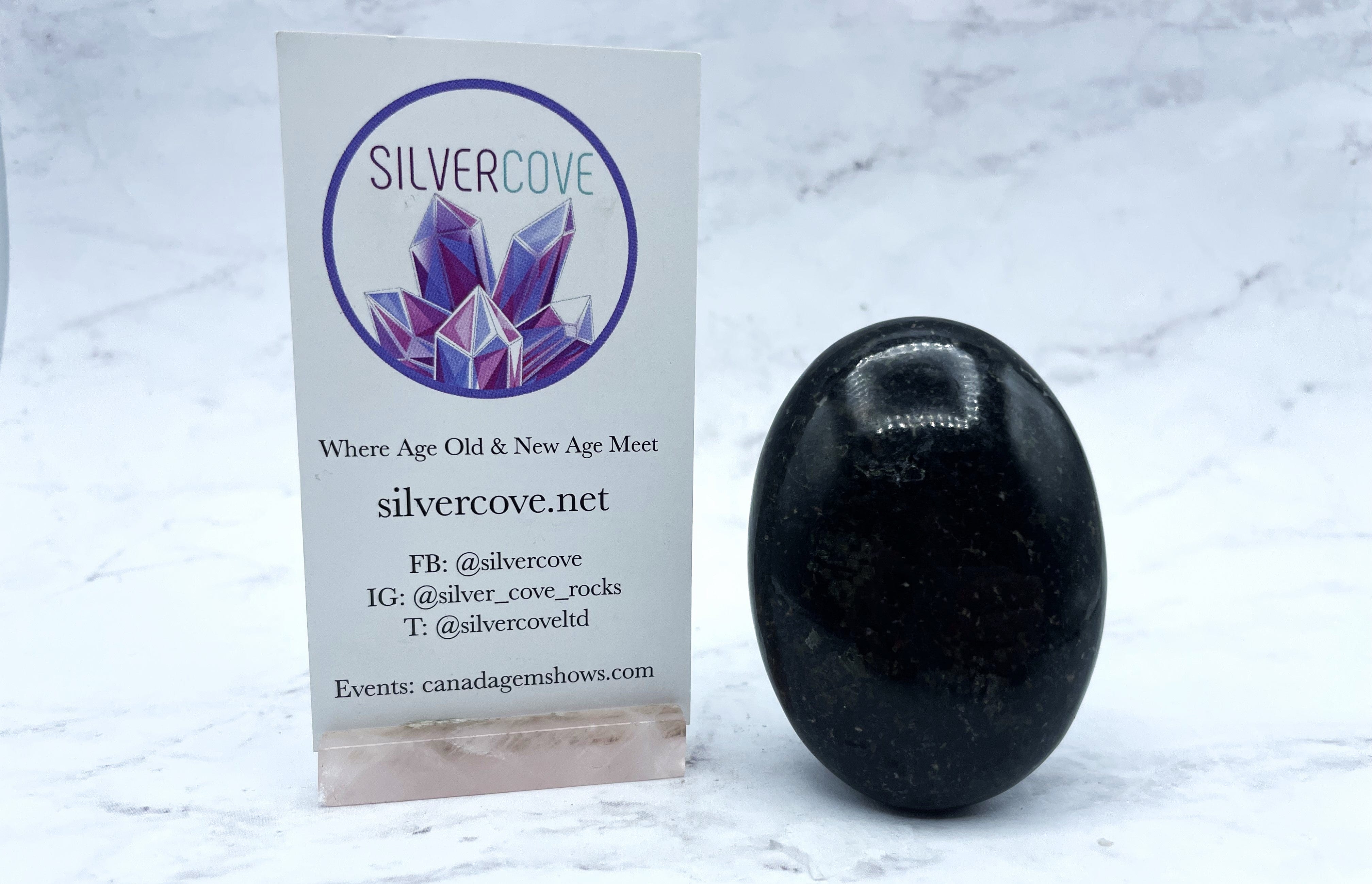 Coppernite Palm Stone - Natural Healing Crystal for Stress Relief & Meditation | Perfect for Yoga, Reiki & Home Decor