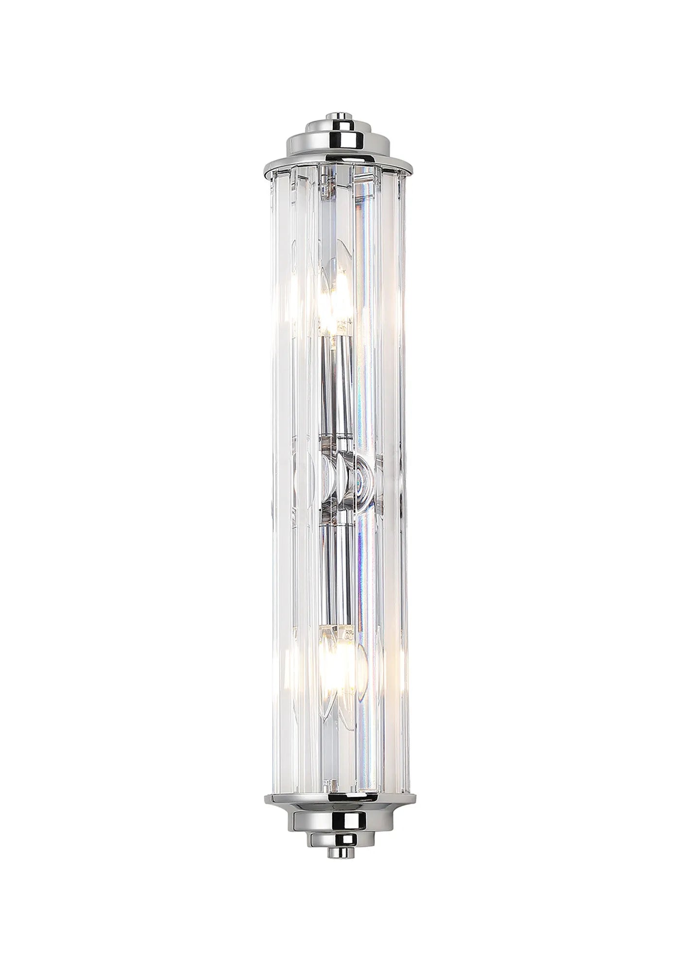 Alura 2 Light Crystal Wall Sconce - E14 Base - IP44 Rated - Multiple Color Options - Perfect for Bedroom, Bathroom & Hallway Lighting