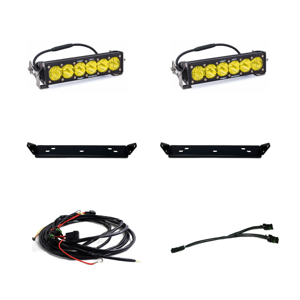 2021-2024 Ford Raptor Baja Designs OnX6+ LED Light Bar Grille Mount Kit - Off-Road Lighting for Night Driving & Adventure