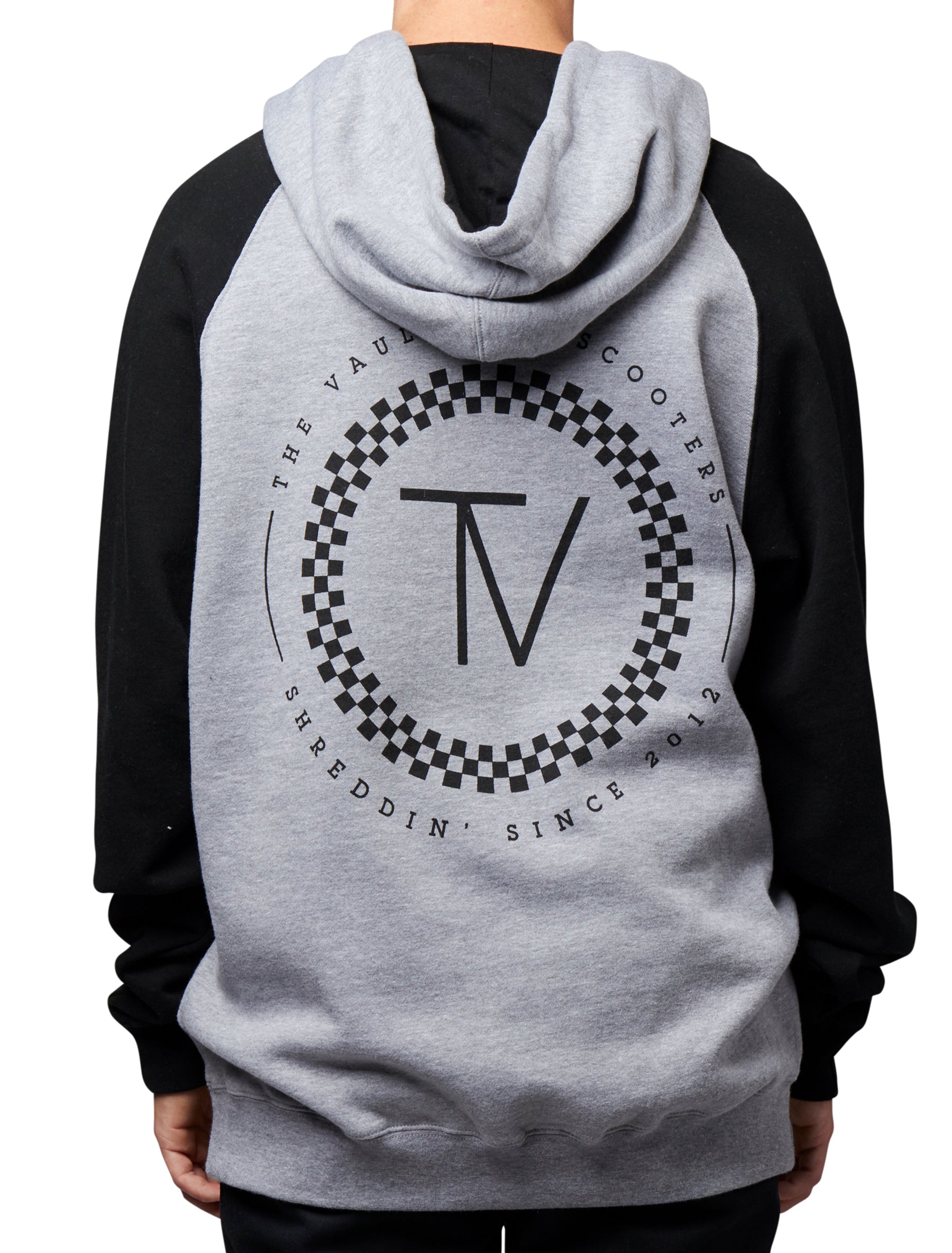 Trendy Two-Tone TV Print Youth Hoodie for Boys & Girls - Perfect for Casual Wear, School, and Street Style