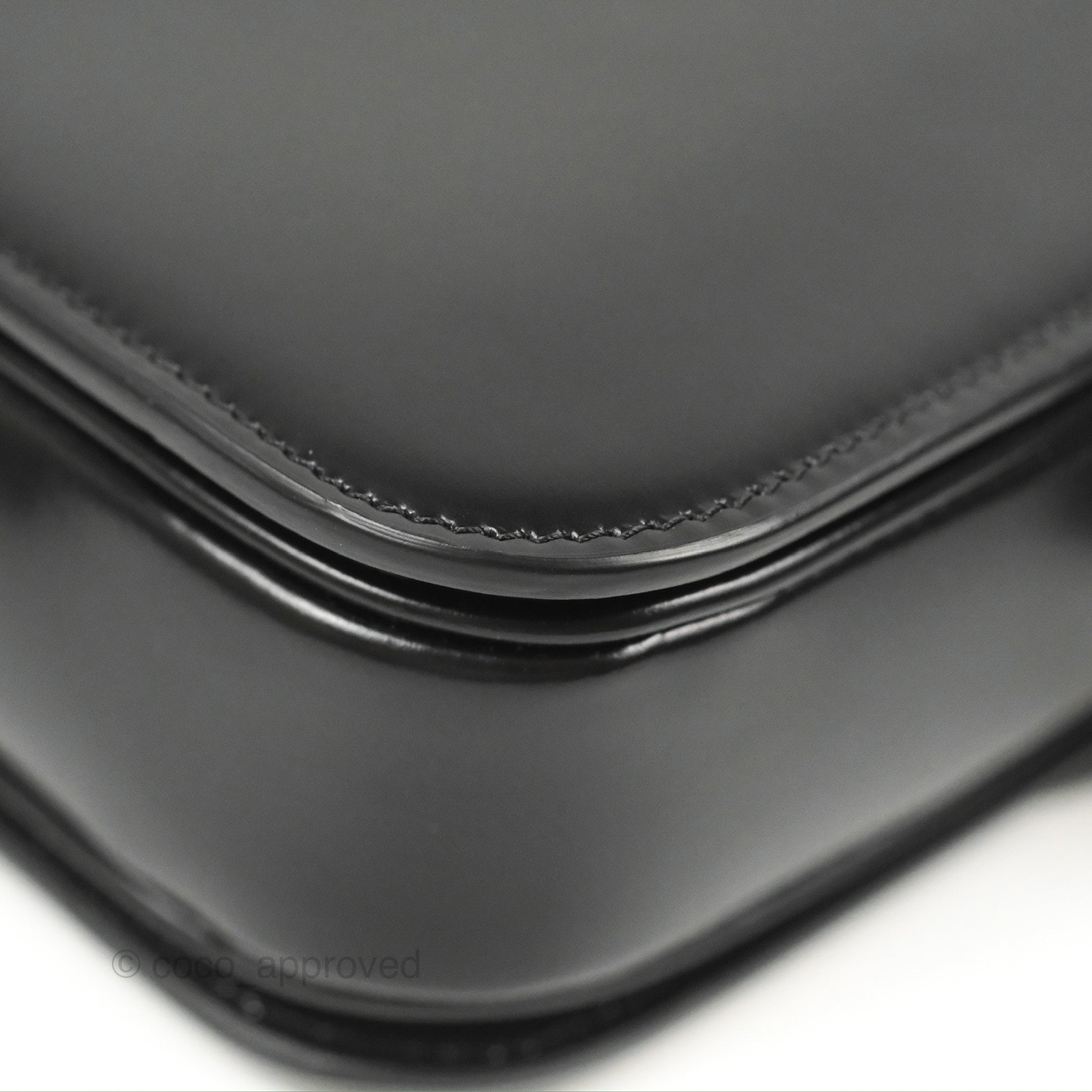 Celine Medium Triomphe Bag in Black Shiny Calfskin Leather - Luxury Handbag for Women, Perfect for Work, Travel & Evening Events