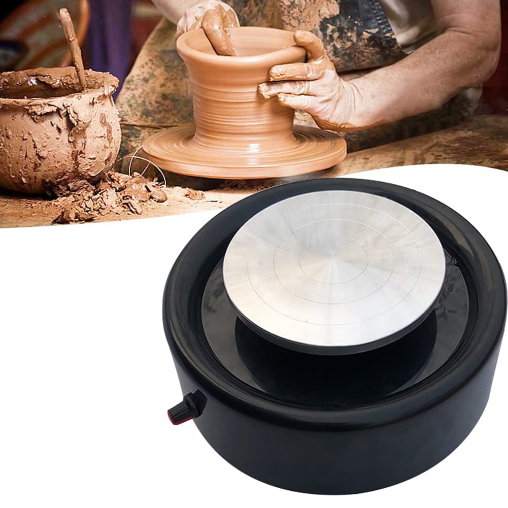 XALO Electric Pottery Wheel for Beginners & Adults - 5.9 Inch Spinning Turntable, DIY Clay Sculpting & Ceramic Making Kit - Perfect for Home Art Studio, Classroom, and Creative Hobbyists