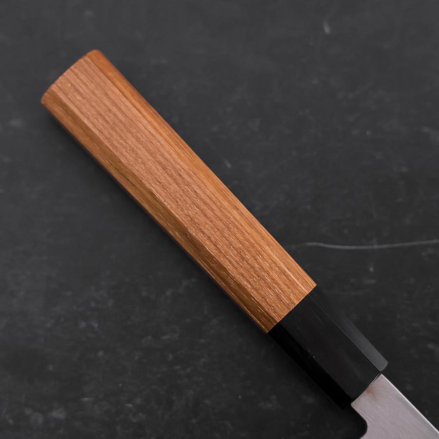 Premium Yanagiba Sushi Knife - Left Handed AUS-10 Stainless Steel Blade, Polished Buffalo Teak Handle, 240mm - Perfect for Sushi Chefs & Japanese Cuisine Lovers