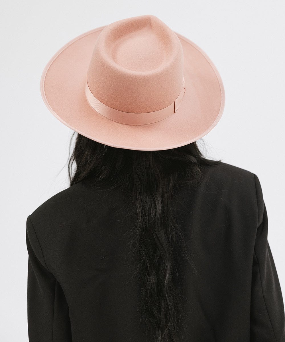 Monroe Rancher Fedora Hat for Men & Women - Western Style Cowboy Hat with Wide Brim - Perfect for Outdoor, Rodeo, and Country Music Events