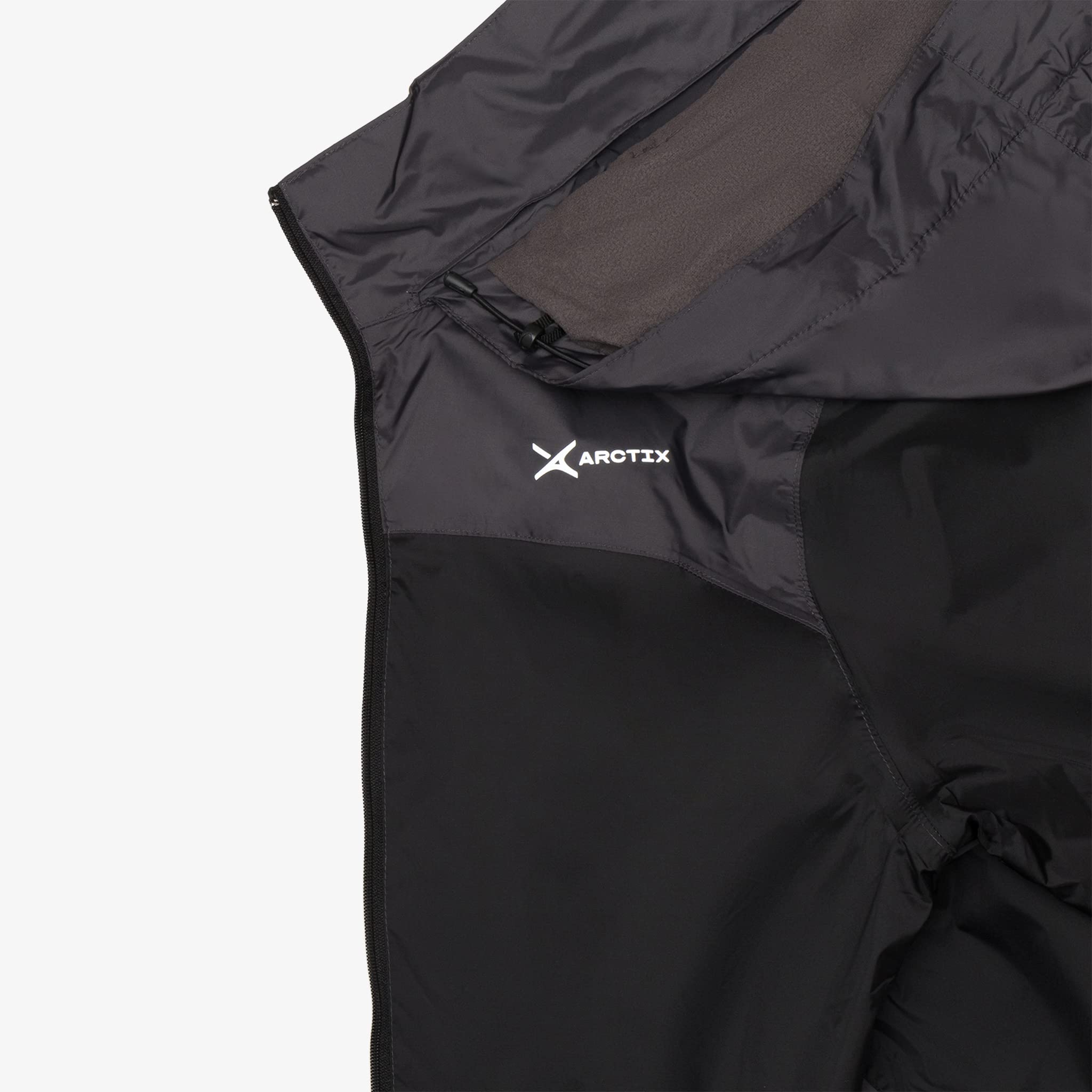 Arctix Men's Waterproof Fleece Lined Rain Jacket - Windproof Winter Coat for Hiking, Camping & Outdoor Activities