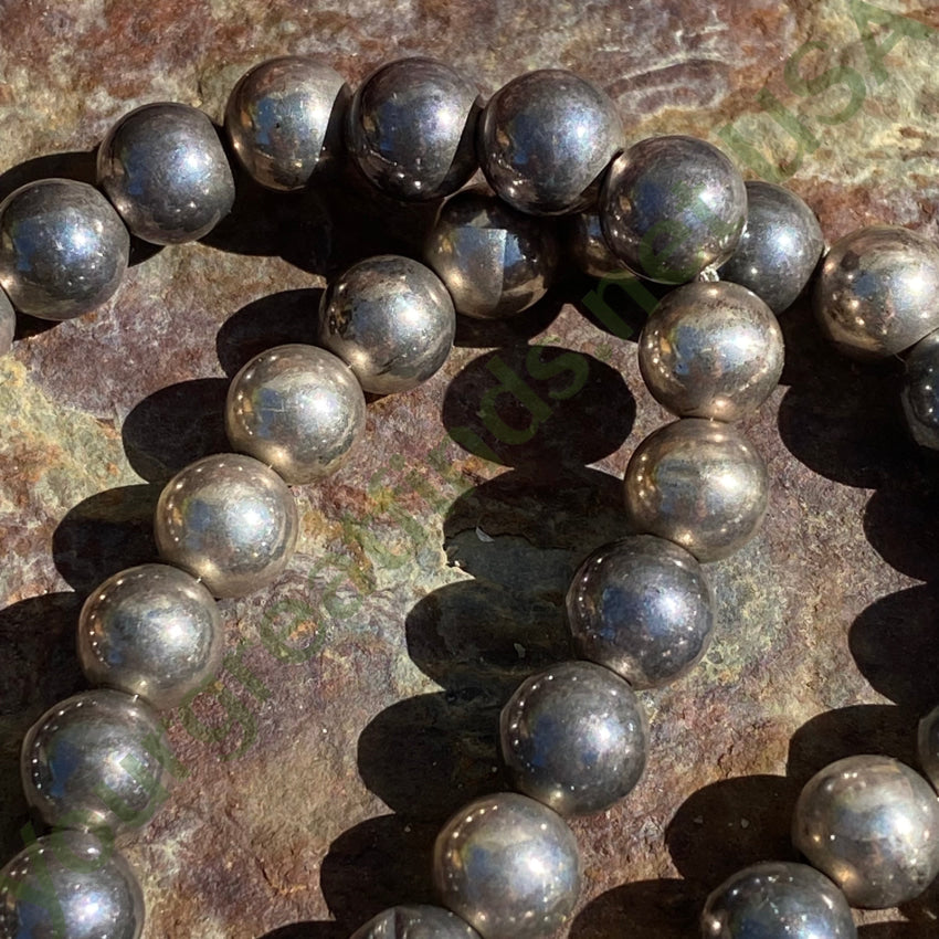 Elegant Sterling Silver Pearl Necklace with Stunning Patina - 25.5 Inch Length for Women | Perfect for Weddings, Parties & Special Occasions